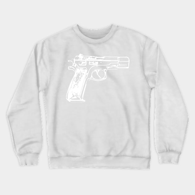 pistol gun Crewneck Sweatshirt by zaiynabhw